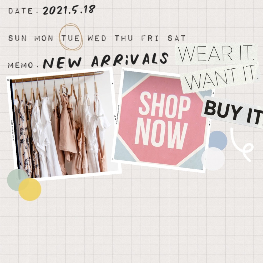 CHECK OUT NEW ARRIVALS 🏷